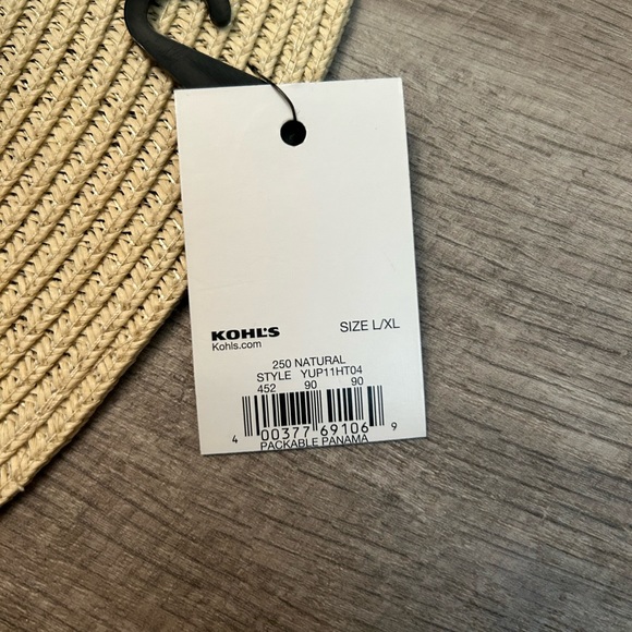 NWT Panama Straw Hat | Urban Pipeline - Picture 4 of 5